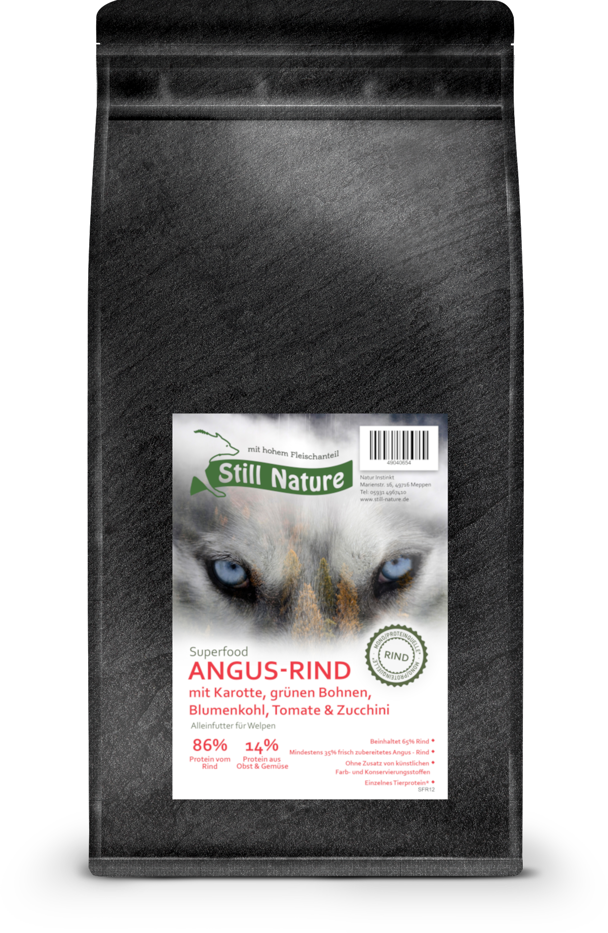 Still Nature | Puppy 65% Angus Rind mit Superfoods - 6kg