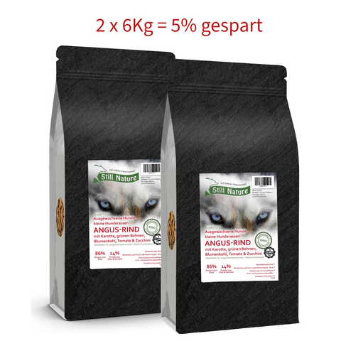 Still Nature | 65% Angus Rind mit Superfood kleine Rassen 2 x 6kg