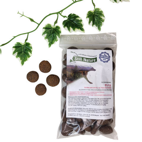 PROBE | Still Nature | Pute mit Süßkartoffel und Preiselbeere | große Rassen