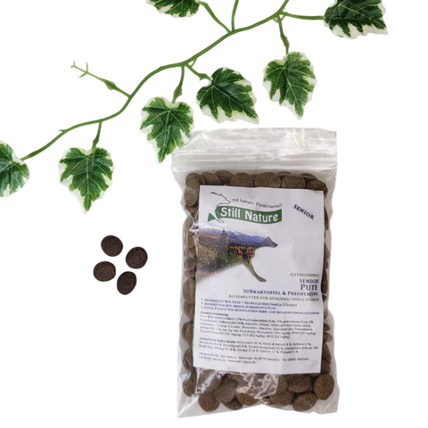 PROBE | Still Nature | Pute mit Süßkartoffeln und Preiselbeeren | Senior / Light