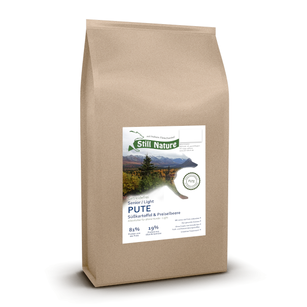 Still Nature | Pute mit Süßkartoffel und Preiselbeeren | Senior / Light - 2kg