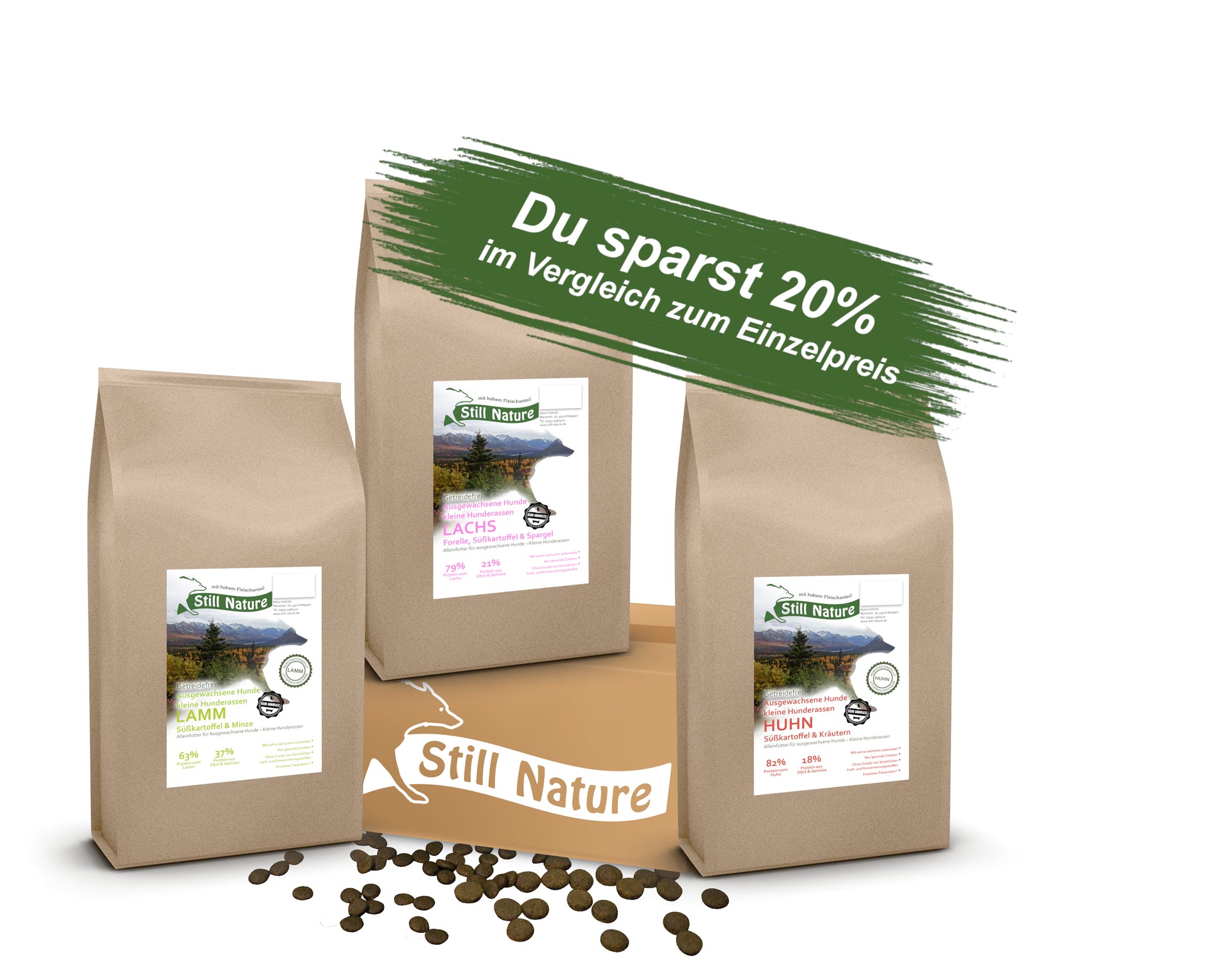 Testpaket Hundefutter kleine Rassen